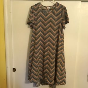 Large Lularoe Carly dress